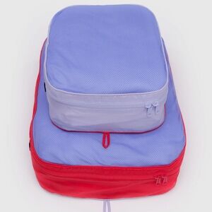 BAGGU Large Mesh Packing Cube Set- Mesh Berry Mix